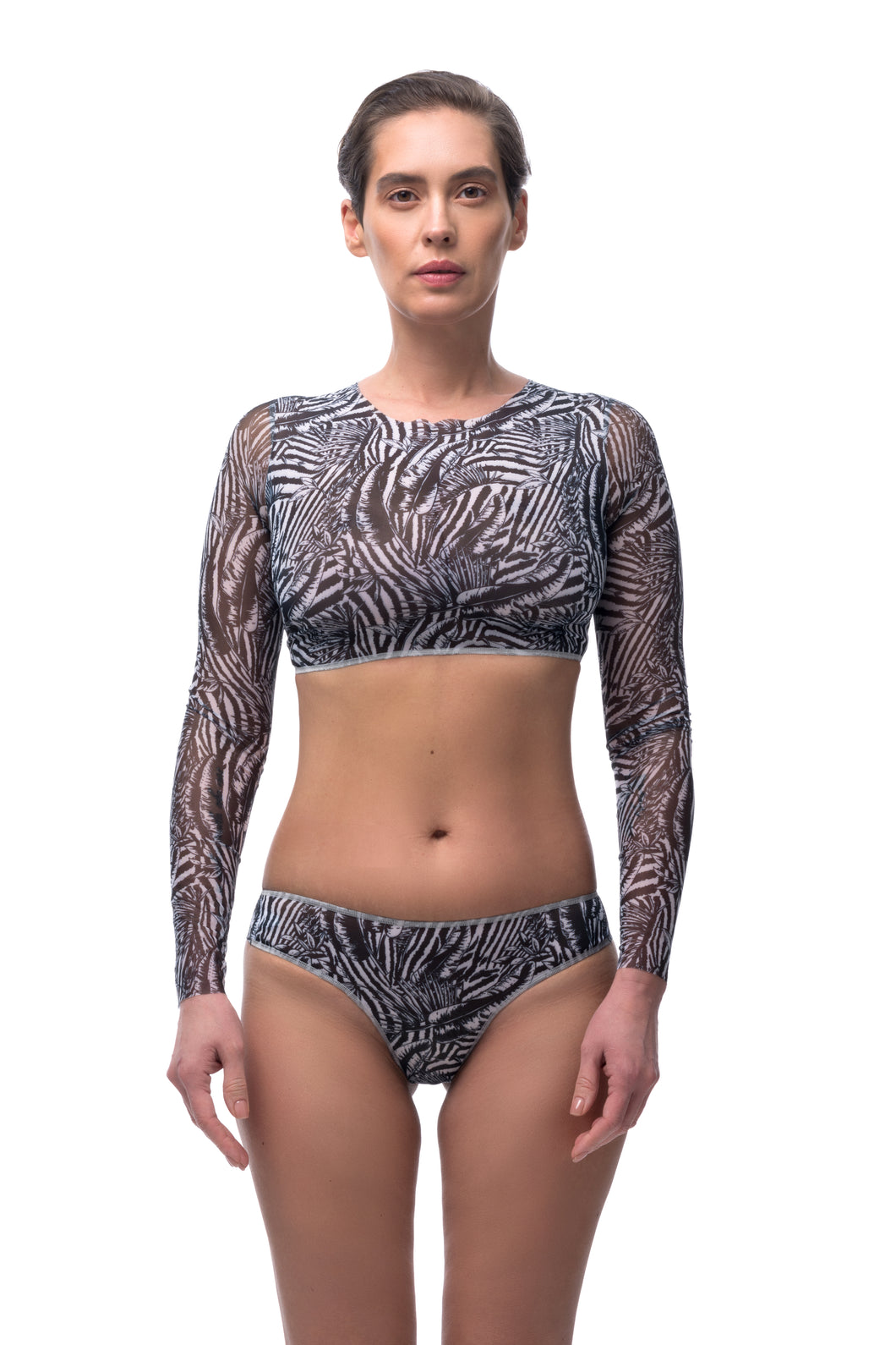Pre-Order Fake Zebra Top with sleeves