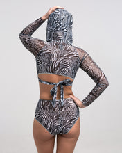 Load image into Gallery viewer, Pre-Order Fake Zebra High waist bikini
