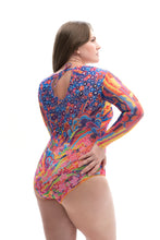Load image into Gallery viewer, Pre-Order Apotropaic Closed Back One-piece Swimsuit with Sleeves
