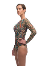 Load image into Gallery viewer, Pre-Order Alkonost Closed Back One-piece swimsuit with sleeves
