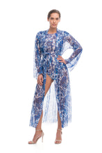 Load image into Gallery viewer, Pre-Order Pomegranate Blue Beach Robe
