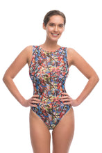 Load image into Gallery viewer, Pre-Order Street Art One-piece sleeveless swimsuit
