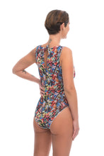 Load image into Gallery viewer, Pre-Order Street Art One-piece sleeveless swimsuit
