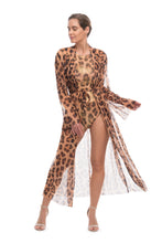 Load image into Gallery viewer, Pre-Order Diamond Leopard Robe
