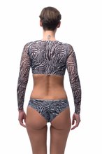 Load image into Gallery viewer, Pre-Order Fake Zebra Top with sleeves
