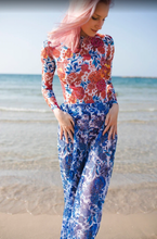 Load image into Gallery viewer, Pre-Order Pomegranate Blue Beach Pants
