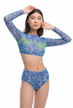 Load image into Gallery viewer, Pre-Order Waves Top with Sleeves
