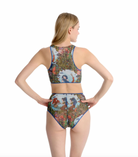 Explore sustainable tan-through smart swimsuits featuring a captivating mermaid print. Choose a high-waisted bikini for a perfect fit and SPF35 protection. Embrace classic luxury and shop now using our call to action.