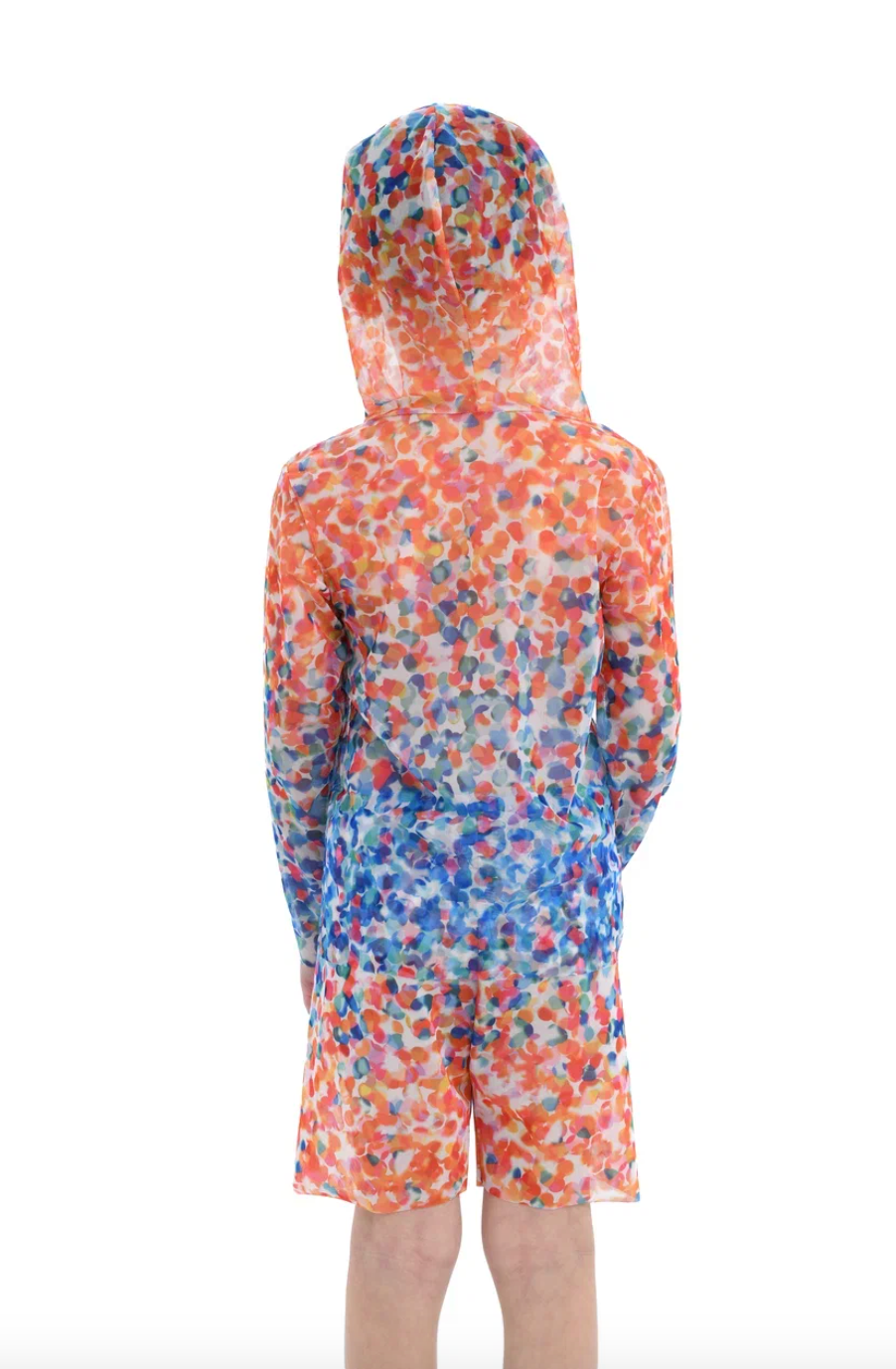 Explore our Confetti print Kid's Smart T-shirt and Shorts with SPF35 protection. This file highlights eco-friendly swimwear, providing classic luxury and safety to ensure your child enjoys stylish and secure beachwear. Shop now!