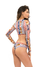Load image into Gallery viewer, Patchwork Top with Sleeves

