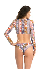 Load image into Gallery viewer, Patchwork Top with Sleeves
