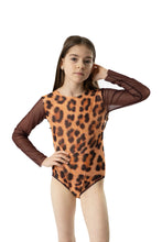 Load image into Gallery viewer, KID&#39;s girl&#39;s Closed Back One-piece with sleeves
