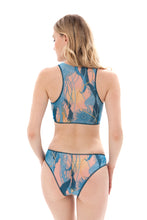 Load image into Gallery viewer, Explore sustainable tan-through swimsuits with a JELLYFISH print in classic bikini style. Enjoy the perfect fit and SPF35 protection. Click for a classic luxury experience.
