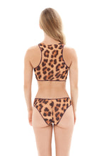 Load image into Gallery viewer, Leopard Smart Swim Sport Top

