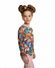 Load image into Gallery viewer, SALE KID&#39;s girl&#39;s Closed Back One-piece with sleeves
